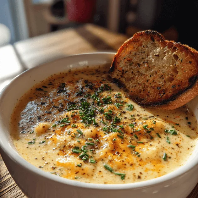 Hearty-Cheddar-Garlic-Herb-Potato-Soup